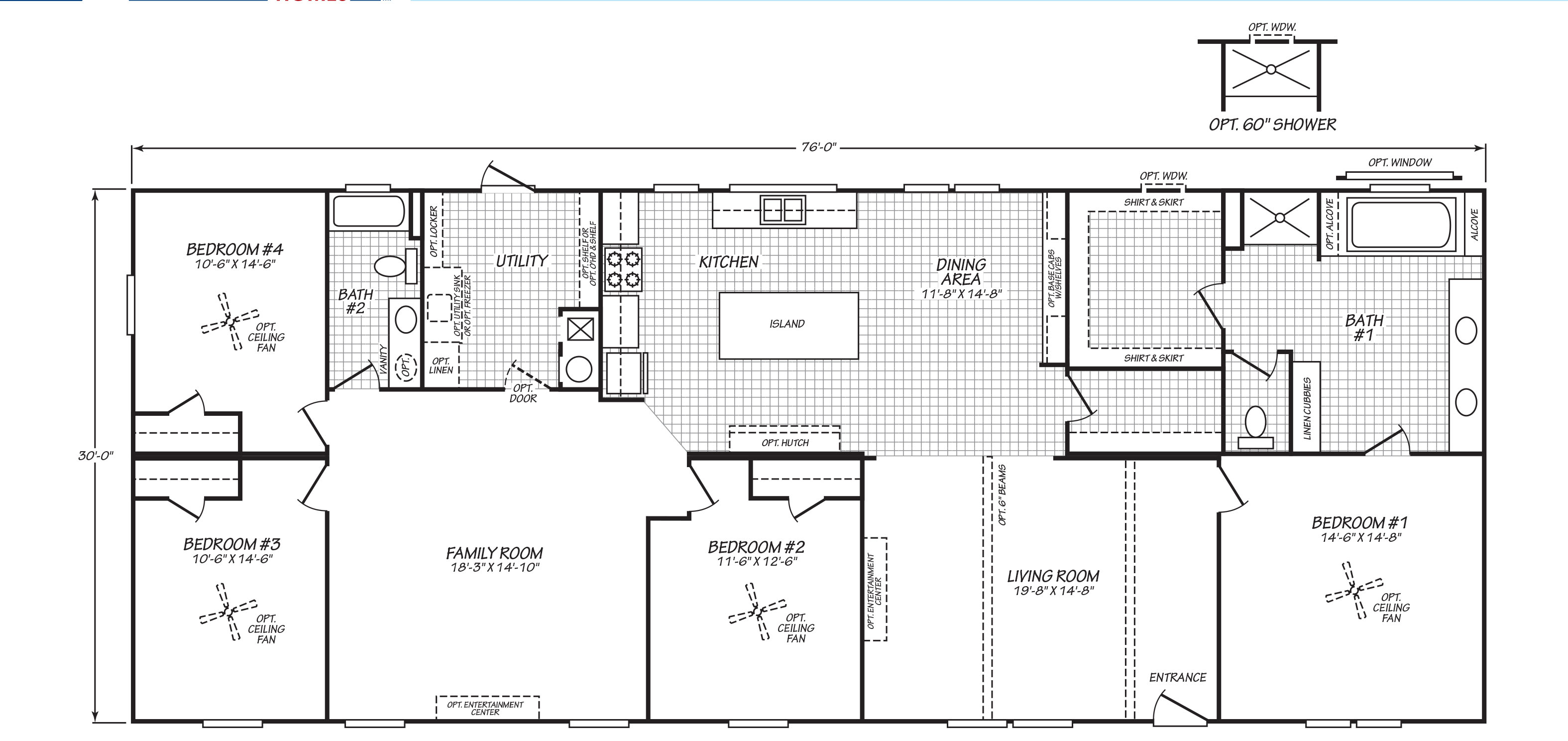 Fleetwood WESTON 32X76 Mobile Home For Sale in Española, New Mexico